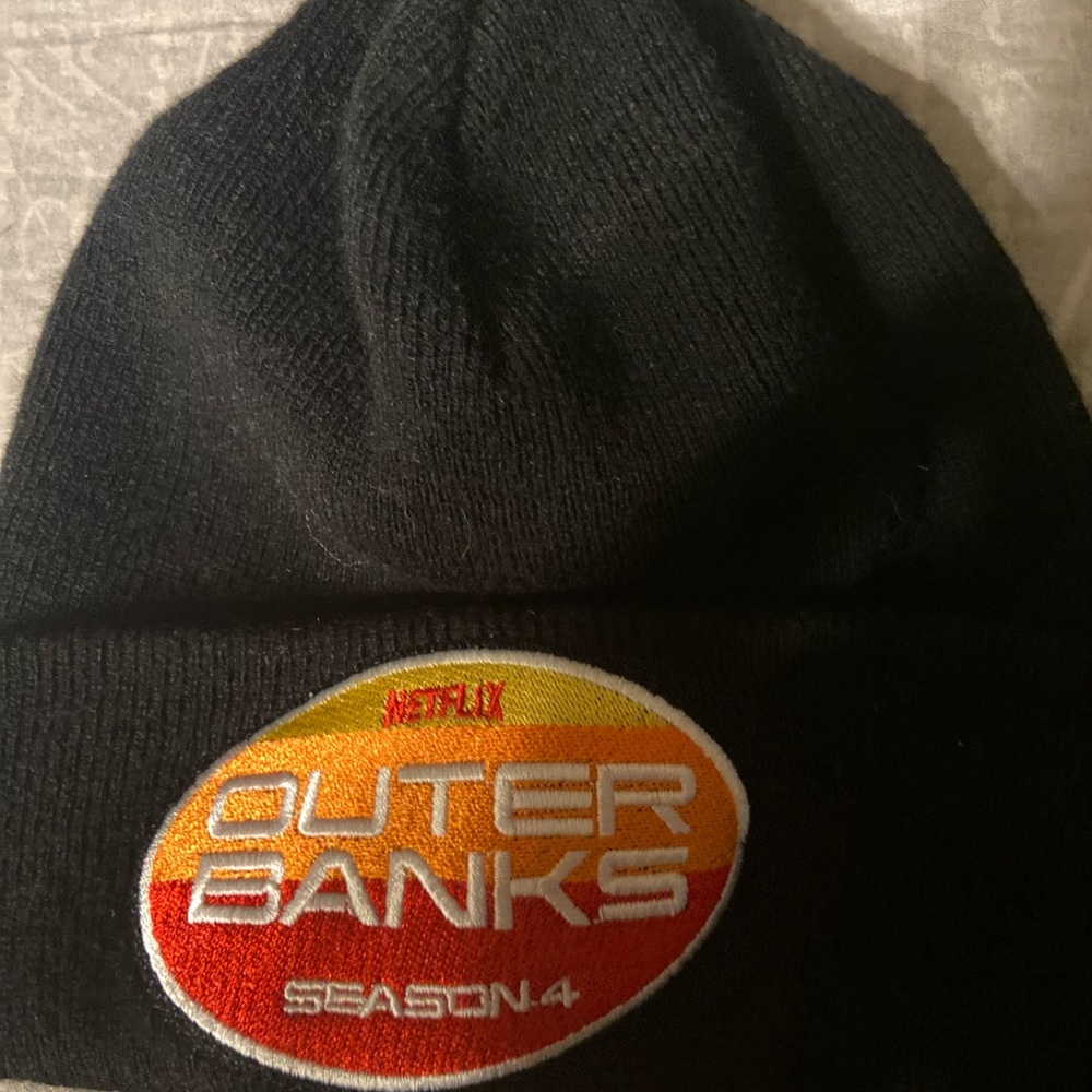 Outer Banks Black Beanie